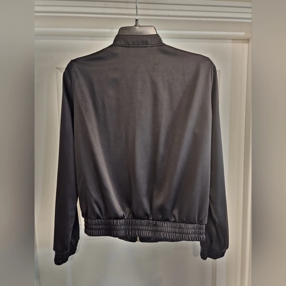 H&M Shein Black Jacket Sweater With Gold Accent - Picture 2 of 2